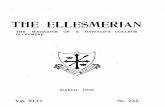 The Ellesmerian 1935 - March - XLVI - 232