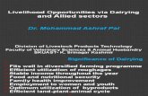 Livelihood via Dairying and Allied Sectors