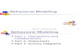 Behavioral Modeling with UML