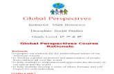 Global Perspectives Final Outline 02 25 09