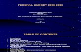 Federal Budget 2005-2006