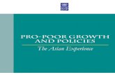 Pro-Poor Growth and Policy=the Ansian Experience