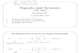 signal and system Lecture 7