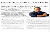 Gold and Energy Advisor Nov 2009