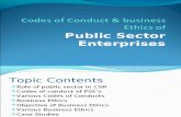 Codes of Conduct & Business Ethics Ob