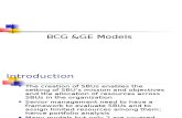 Bcg &Ge Models