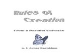 Rules of Creation - From a Parallel Universe