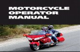 Library Motorcycle Operator Manual