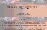 JIT & Quick Reposnse in Toyota