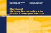 Optimizing Urban Network via Mass Transport