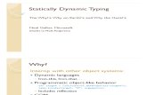 Statically Dynamic Typing