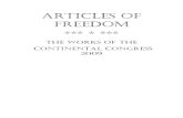 Continental Congress 2009 Articles of Freedom