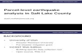 Parcel-level earthquake analysis in Salt Lake County