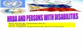 Hrba and Persons With Disabilities