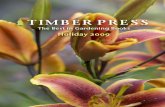 Timber Press 2009 holiday catalog
