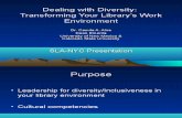 Dealing With Diversity: Transforming Your Library’s Work Environment