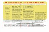 Anahuac Comeback October 2009 Newsletter