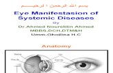 Eye Manifest as Ion of Systemic Diseases