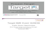 Project Target Event Building Business for Our Region 18 Sep 09 Presentation