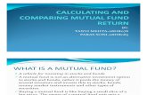 Calculating and Comparing Mutual Fund Return