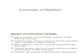 Concepts of Nutrition