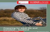 Contact a Family - Preparing for adult life and transition (Scotland)