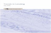 BOETrends in Lending July09