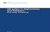 UK policy in Afghanistan and Pakistan: the way forward