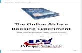 Online Airfare Booking Experiment - Which Online Booking Agent Has the Cheapest Fares