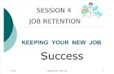 Session 4 Keeping Your New Job