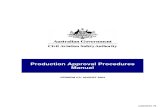 Production Approval Procedures Manual