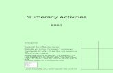 Numeracy Activities