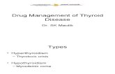Drug Management of Thyroid Disease
