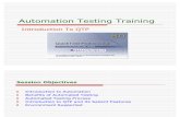 QTP - Automation Testing Training