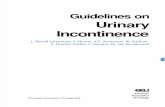 EAU Urological Guidelines Urinary Incontinence