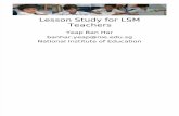 Lesson Study for LSM Teachers