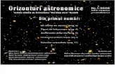 Revista "Orizonturi Astronomice" - nr.1