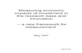 Measuring Economic Impacts of Investment in the Research Base and Innovation