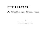ETHICS - A College Course