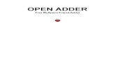 Open Adder Guide