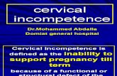Cervical Incompetence Moh Abdalla