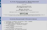 Website Scalability: LiveJournal "Behind The Scenes" (2004)