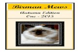 Birman mews 2015 autum