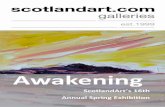 Awakening:  Scotlandart's 16th Annual Spring Exhibition Programme