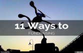 11 Ways to Fundraising