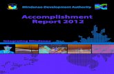 Mindanao Development Authority Accomplishment Report 2012