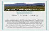 Darrel Holliday Ranch Inc. 2015 Bull Sale Catalog