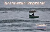 Top 5 comfortable fishing rain suit