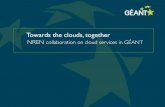 Towards the clouds, together: NREN collaboration on cloud services in GÉANT
