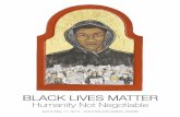 Black Lives Matter: Humanity Not Negotiable